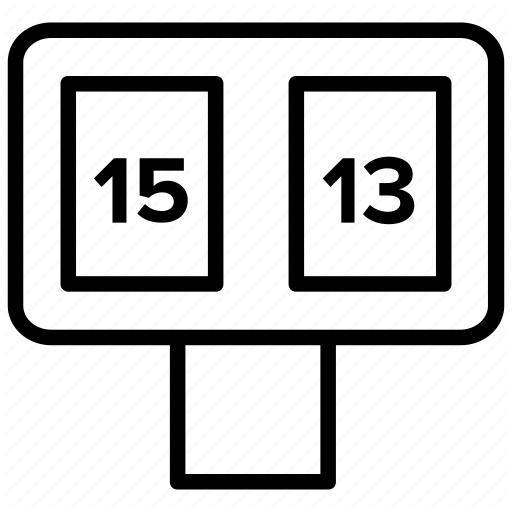 Digital Scoreboard, Olympic Games, Playground Tool, Scorecard