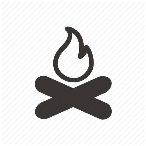 Bon, Bonfire, C Festival, Fire, Night, Scout Icon