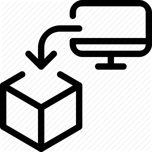 Box, Cube, Display, Monitor, Print, Screen, Technology Icon