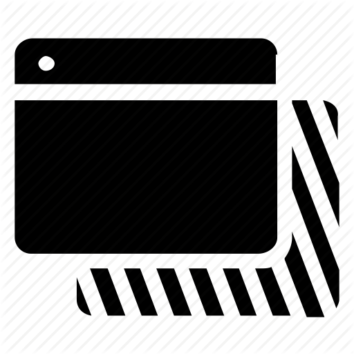 Browser, Copy, Cut Icon