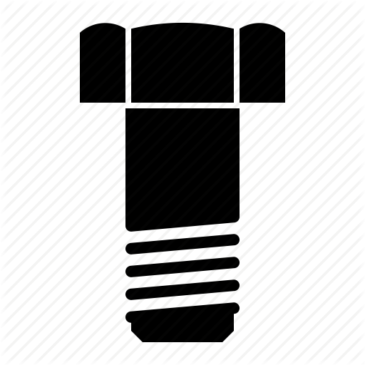 Bolt, Motorbike, Parts, Screw Icon
