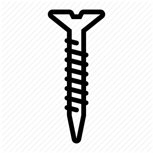 Diy, Hardware, Screw Icon