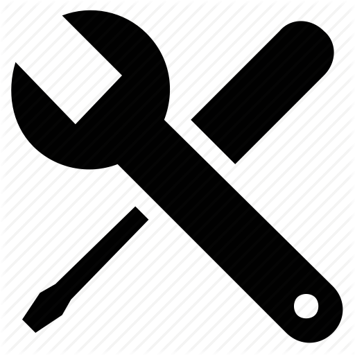 Repair, Screwdriver, Spanner, Work Tool, Working, Wrench Icon