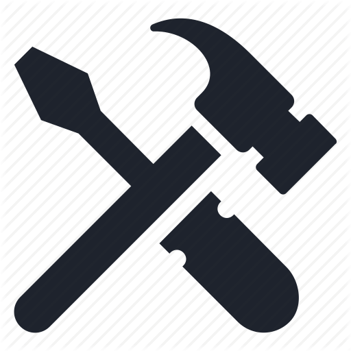 And, Hammer, Screwdriver Icon