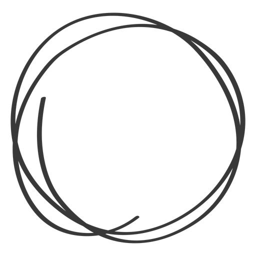 Hand Drawn Circle Scribble Icon