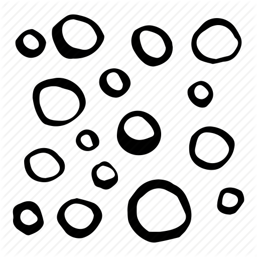 Bubbles, Circles, Doodles, Hand Drawn, Pattern, Scribble Icon