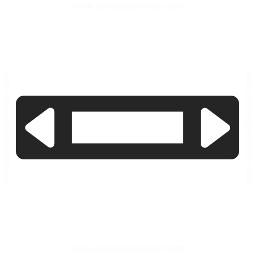 Scroll Bar Horizontal Icon Iconexperience