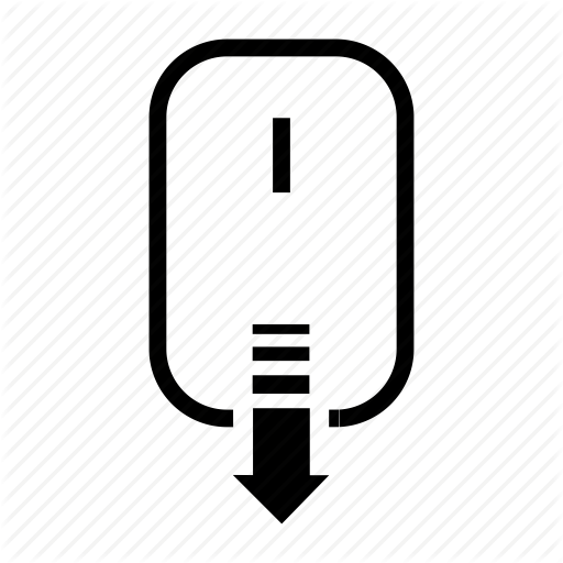 Arrows, Bottom, Location, Mouse, Move, Navigation, Scroll Down Icon