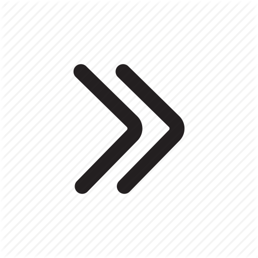 Arrow, Double Right, Forward, Next, Scroll Icon