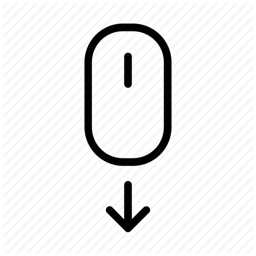 Controls, Down, Interface, Mouse, Scroll, Scroll Down, Website Icon