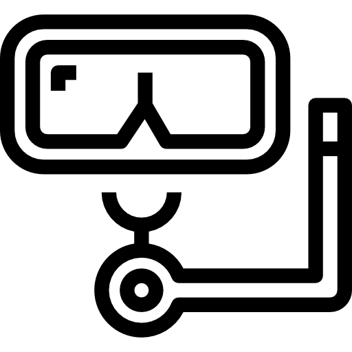 Dive, Summer, Beach, Glasses, Sports, Scuba, Diving Icon