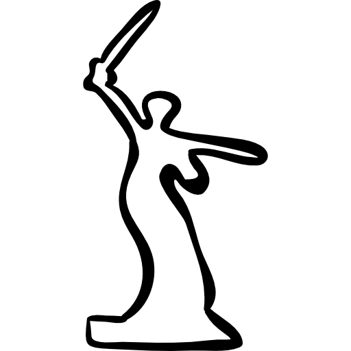 Mother Russia Sculpture Monument Hand Drawn Outline Icons Free