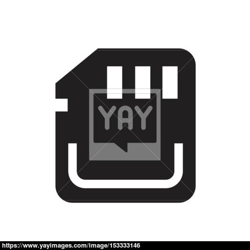 Vector Icon Sd Card Vector