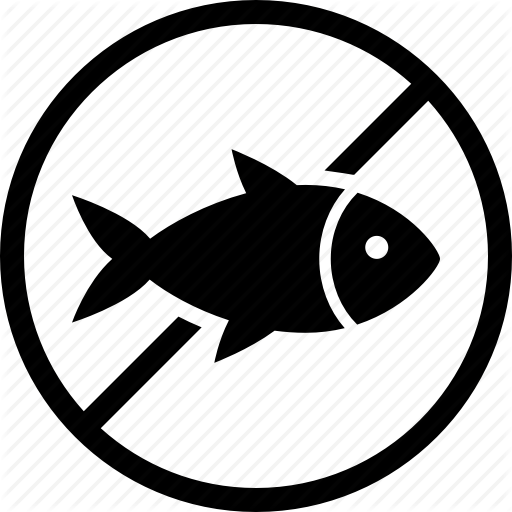 Allergy, Dietary, Fish, Food, Free, Label, Seafood Icon