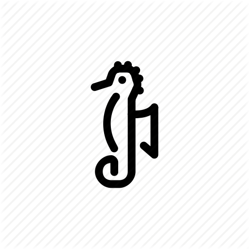 Animal, Seahorse Icon