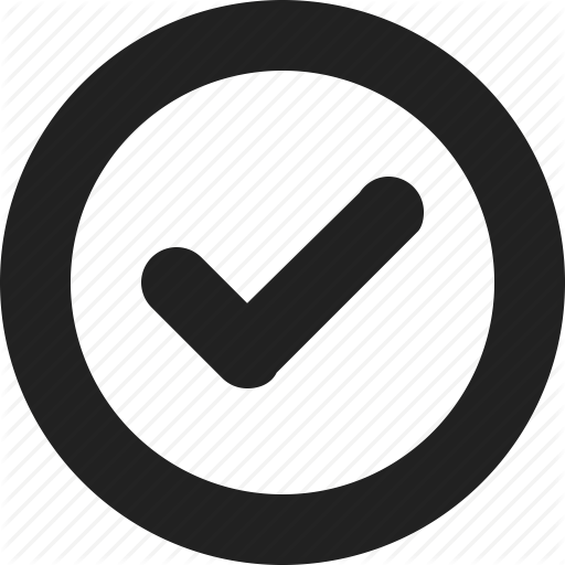 Approval, Of, Round, Seal Icon