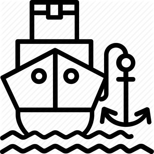 Anchorage, Dock, Harbor, Port, Seaport Icon