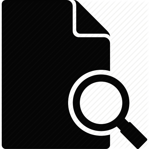 Document, File, Search Icon