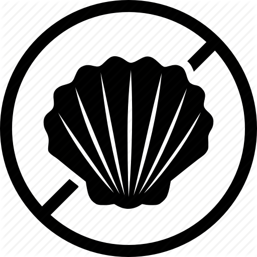 Clam Black And White Stock Shell Fish Huge Freebie! Download