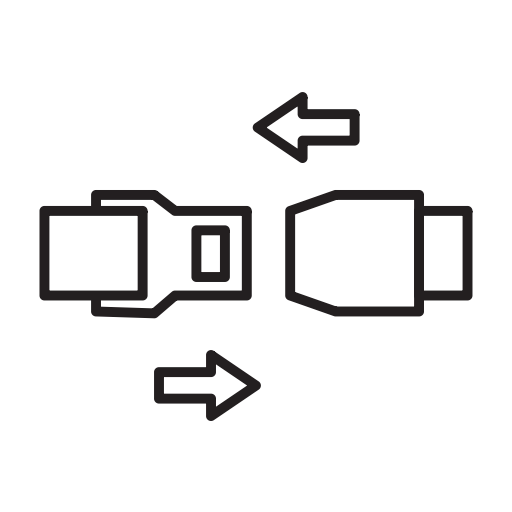 Airplane, Air, Airport, Airship, Seat Belt, Airline Icon