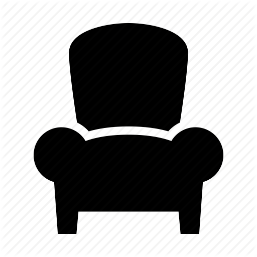 Armchair, Chair, Front Row, Reading, Seat Icon