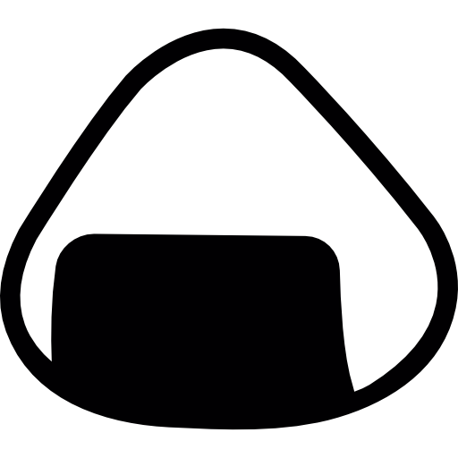 Rice Ball With Seaweed Icons Free Download