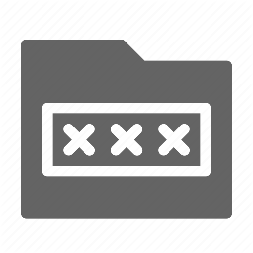 Authorization, Folder, Password, Secret Icon