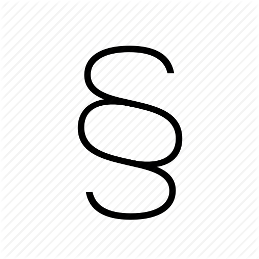 Law, Paragraph, Section Icon