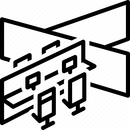 Chair, Cubes, Department, Division, Office, Sector Icon