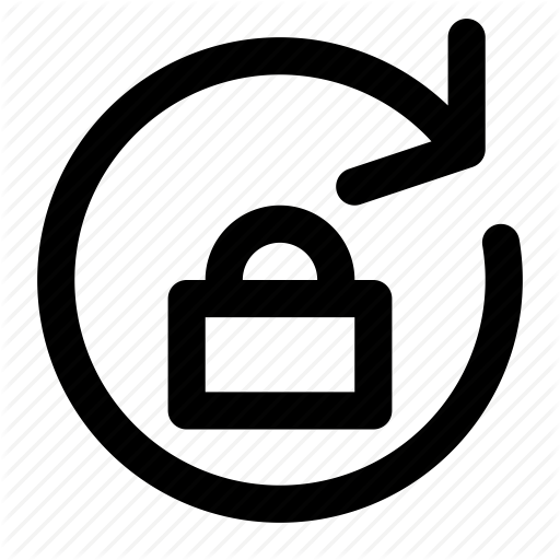 Fix, Lock, Reverse, Rotation, Secure Icon