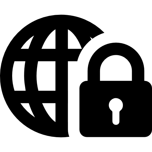 Security Icon Set Black