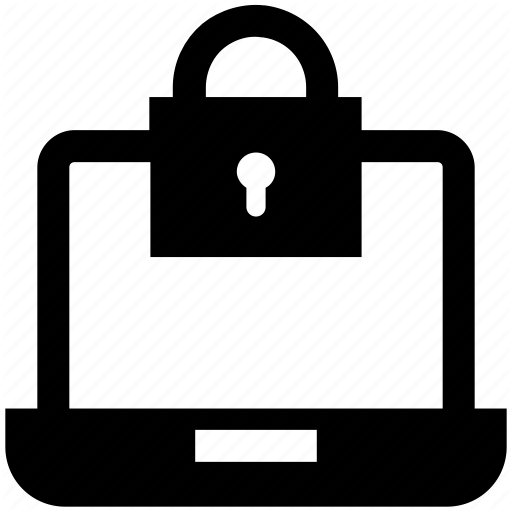 Cyber, Laptop, Lock, Notebook, Protection, Security Icon