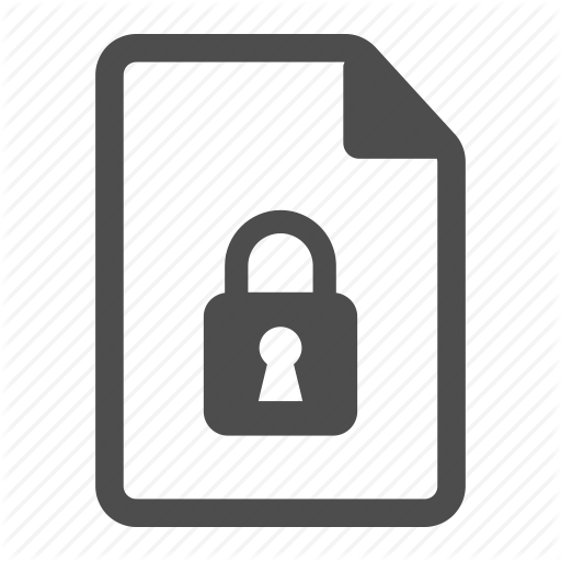 Document Lock Icon Images