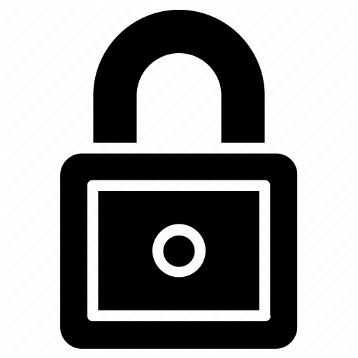 Bolt, Padlock, Protected Lock, Security Hook, Security Lock Icon