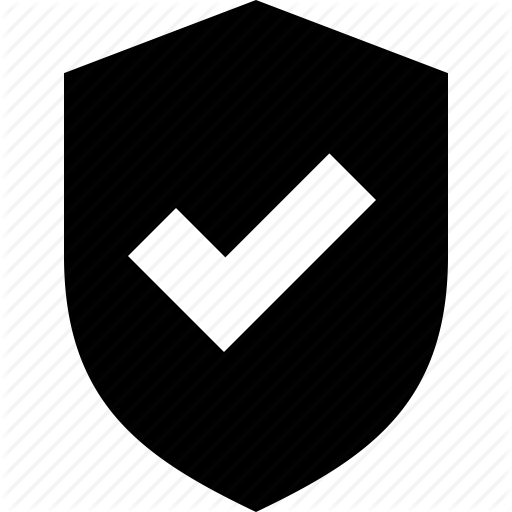 Check, On, Protection, Security, Shield Icon
