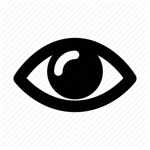 Eye, See, View, Visibility, Visible, Vision Icon