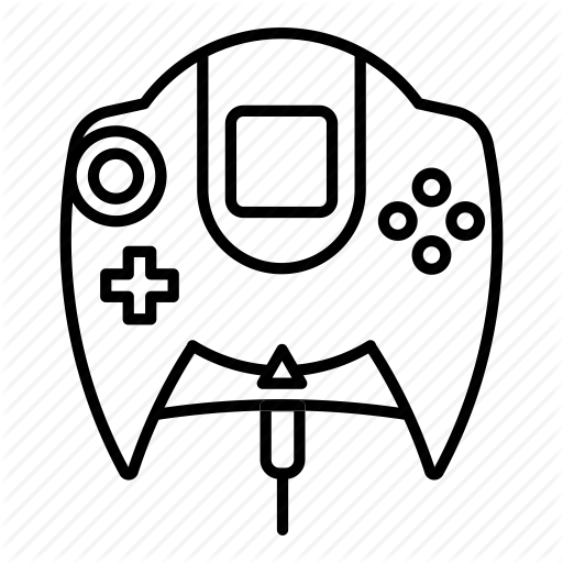 Controller, Dreamcast, Game, Gamepad, Joystick Icon