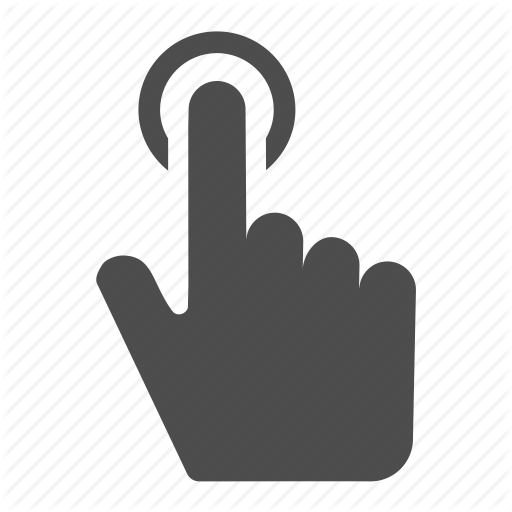 Click, Finger, Gesture, Hand, Select, Touch Icon