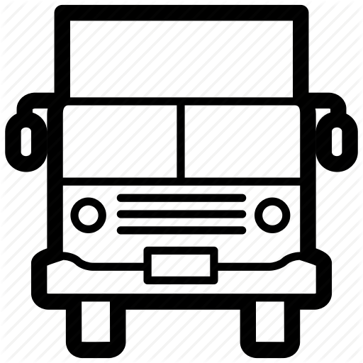 Freight, Front, Semi, Transportation, Truck, Vehicle Icon