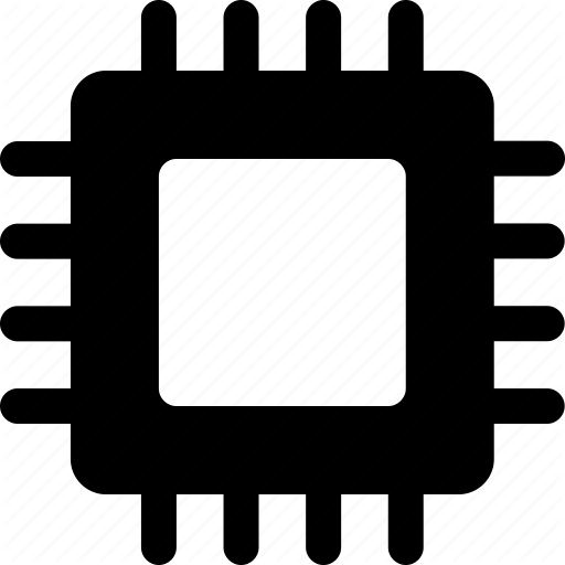 Chip, Computer, Cpu, Gpu, Microchip, Processor, Semiconductor Icon