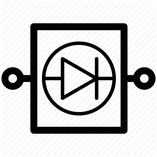 Component, Device, Diode, Electronic, Semiconductor, Technology Icon