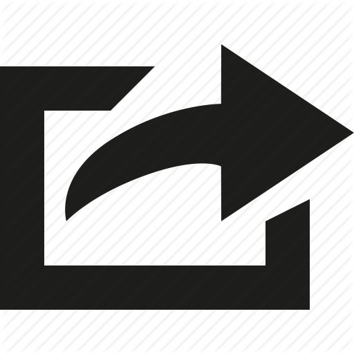 Arrow, Send, Square Icon