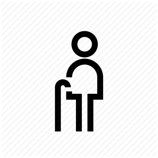 Elderly, Navigation, Older, Older Person, Person, Senior, Sign Icon