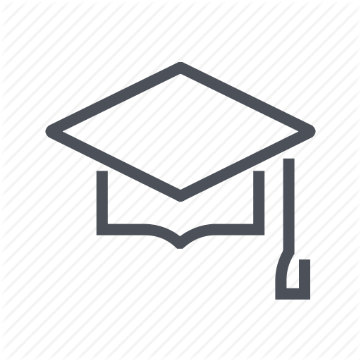Cap, Degree, Graduate, Graduation, Hat Icon