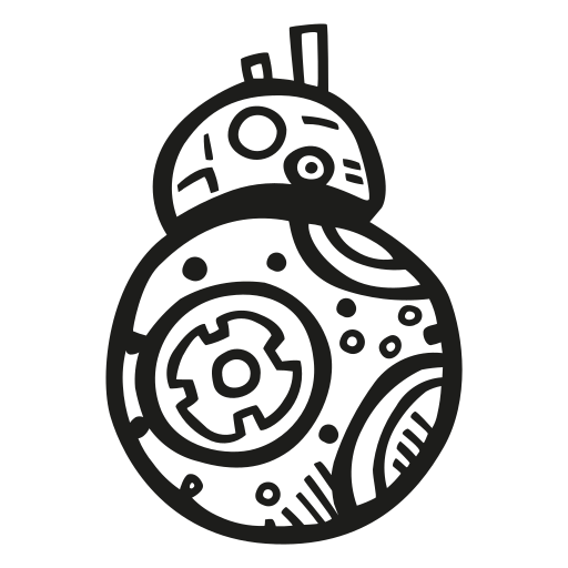 Bb Icon Free Of Space Hand Drawn Black Sticker