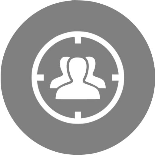 Gray Target Audience Icon