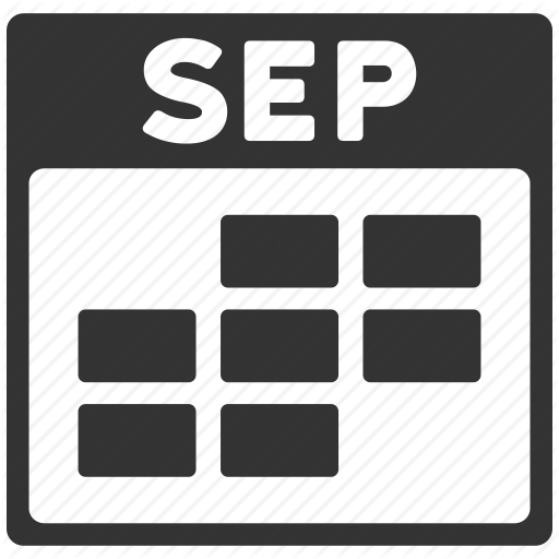 Calendar, Grid, Month, Plan, Schedule, September, Time Table Icon