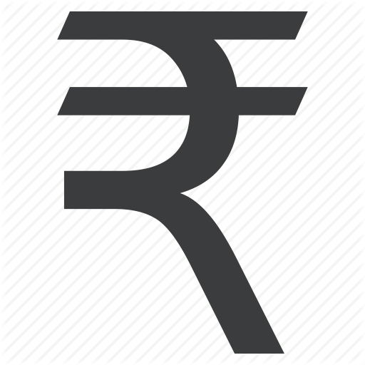 Currency, Indian, Rupee, Sign Icon