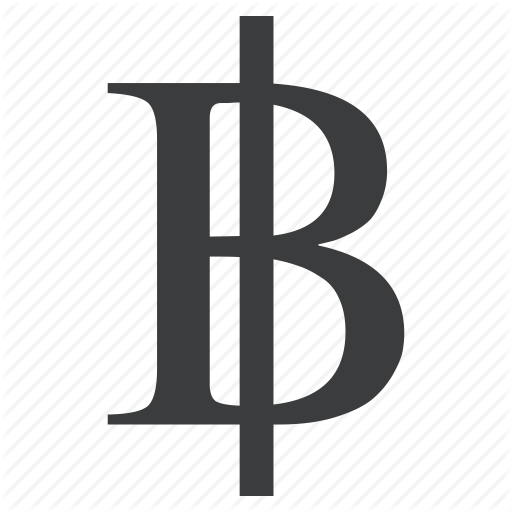 Baht, Currency, Th Thailand Icon