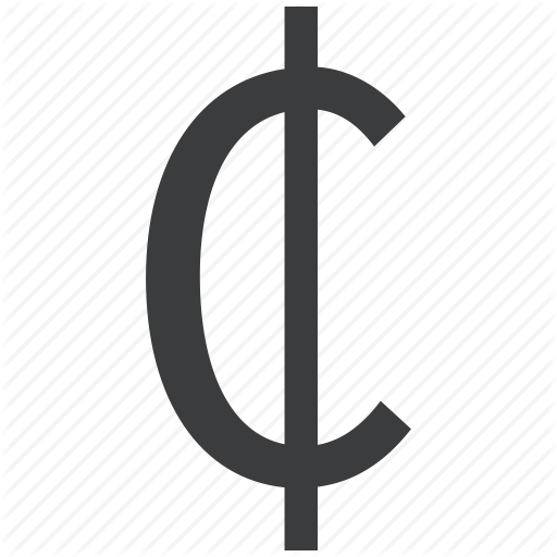 Cedi, Currency, Ghana Icon